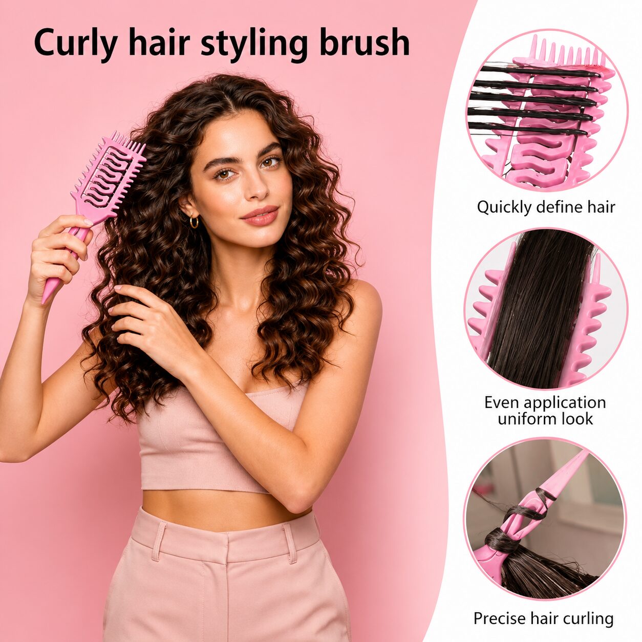 SLUPS Curly Hair Brush Set - Image 4