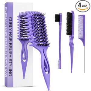 SLUPS Curly Hair Brush Set